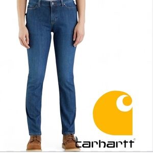 NWT Carhartt Women's 105383 Jeans | Rugged Flex
Relaxed Fit Jean | Size 2 Short